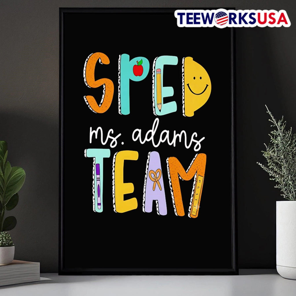Sped Ms Adams Team - Adult & Kids T-Shirts, Sweatshirts & Hoodies apparel design preview 5