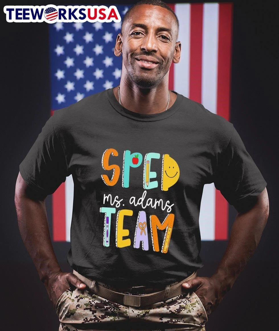 Sped Ms Adams Team - Adult & Kids T-Shirts, Sweatshirts & Hoodies apparel design preview 1