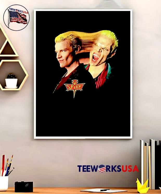 Spike Buffy the Vampire Slayer Movie - Adult & Kids T-Shirts, Sweatshirts & Hoodies apparel design preview 5