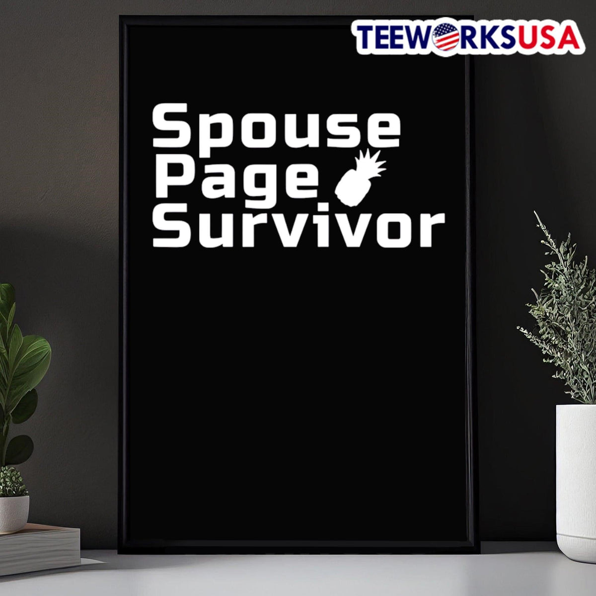 Spouse Page Survivor - Adult & Kids T-Shirts, Sweatshirts & Hoodies apparel design preview 5