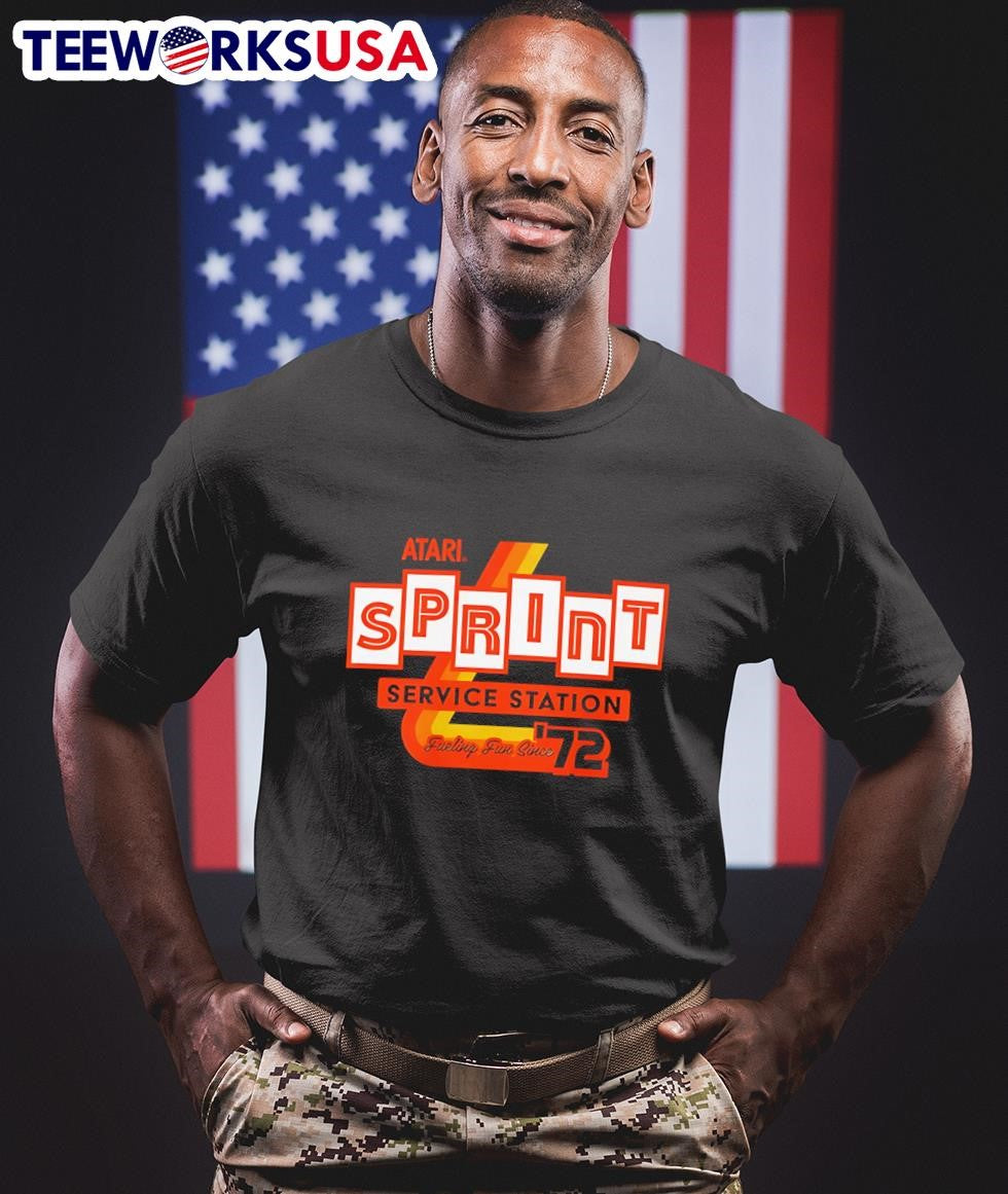 Sprint Service Station - Adult & Kids T-Shirts, Sweatshirts & Hoodies apparel design preview 1