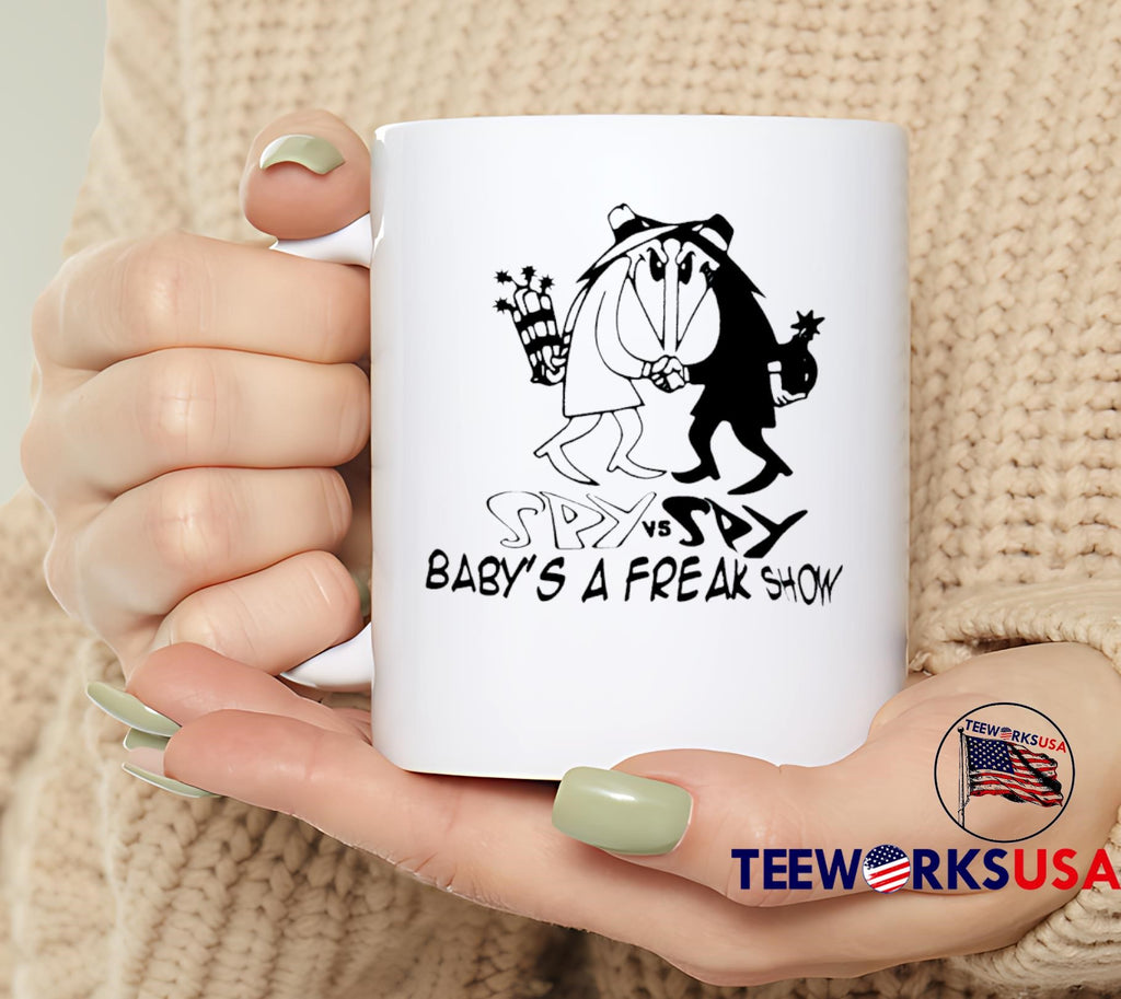 Spy vs baby's a freak show - Adult & Kids T-Shirts, Sweatshirts & Hoodies apparel design preview 6