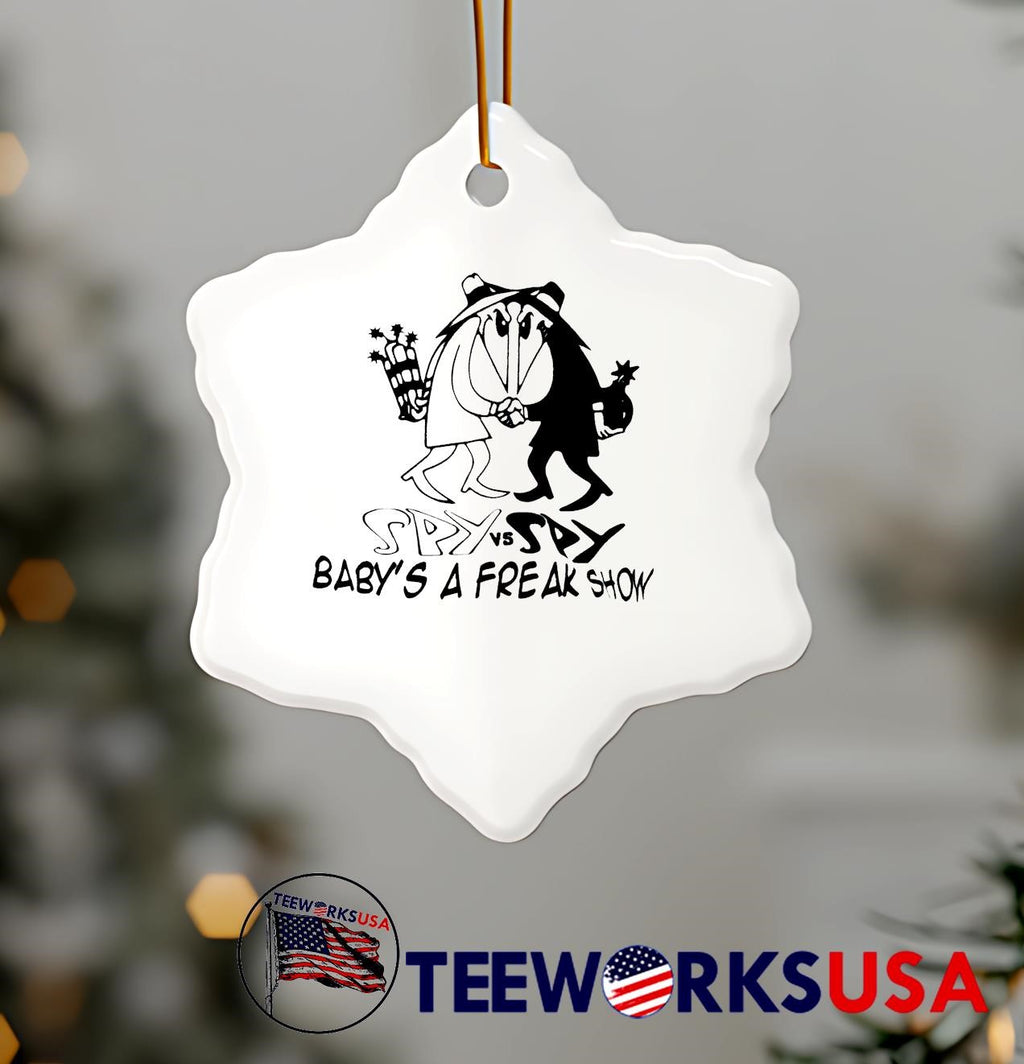 Spy vs baby's a freak show - Adult & Kids T-Shirts, Sweatshirts & Hoodies apparel design preview 7