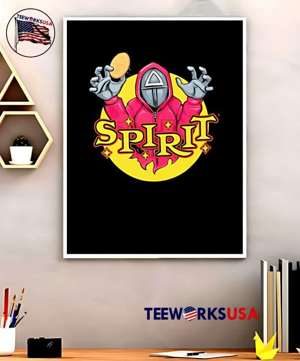 Squid Game x Spirit - Adult & Kids T-Shirts, Sweatshirts & Hoodies apparel design preview 5