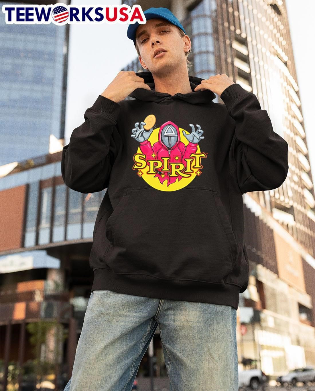 Squid Game x Spirit - Adult & Kids T-Shirts, Sweatshirts & Hoodies apparel design preview 3