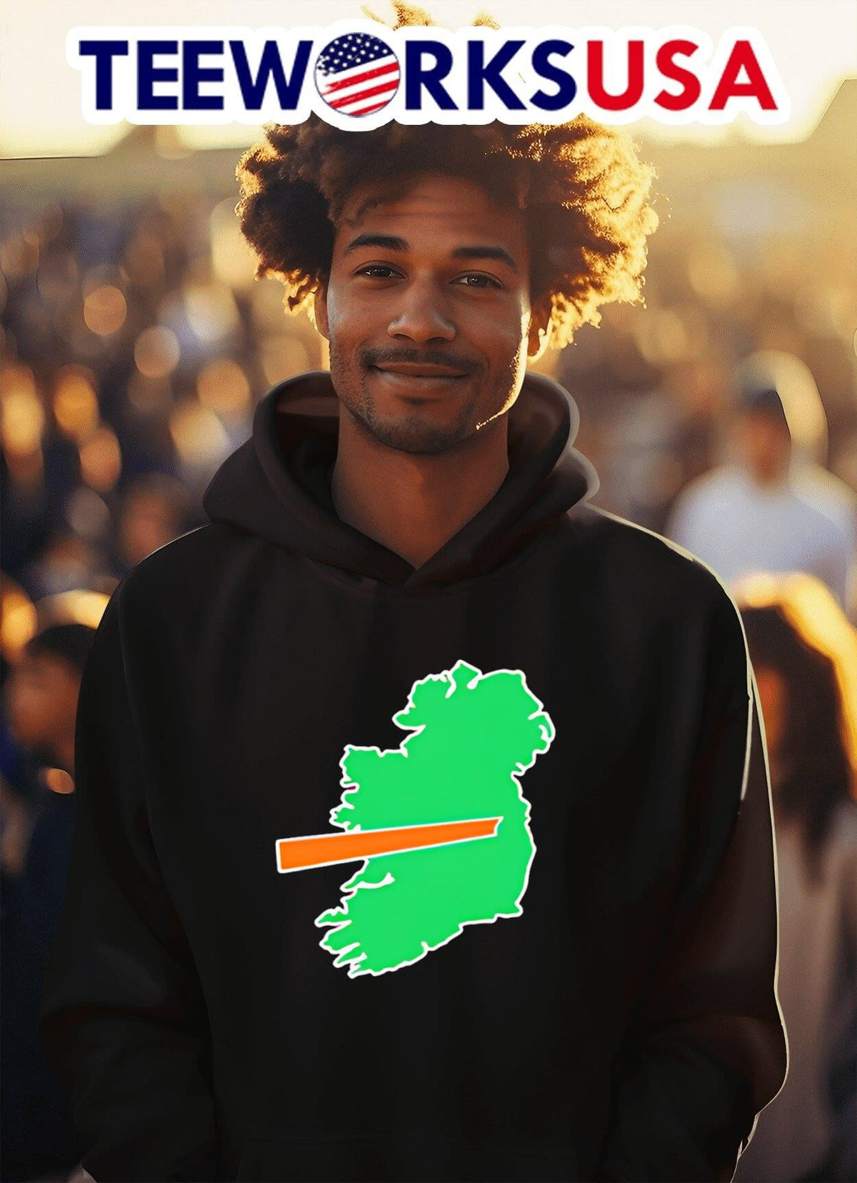 St. Patrick's Day Celtic Charge - Adult & Kids T-Shirts, Sweatshirts & Hoodies apparel design preview 2