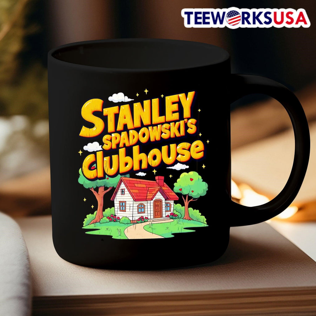 Stanley Spadowski's Clubhouse - Adult & Kids T-Shirts, Sweatshirts & Hoodies apparel design preview 3