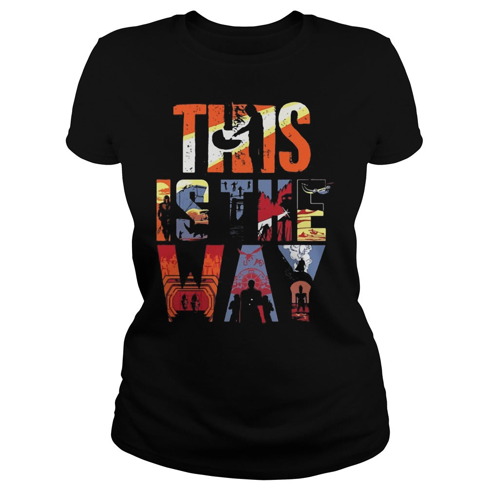 Star Wars This Is The Way - Adult & Kids T-Shirts, Sweatshirts & Hoodies apparel design preview 2