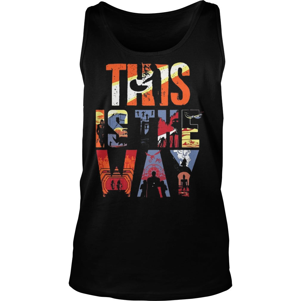 Star Wars This Is The Way - Adult & Kids T-Shirts, Sweatshirts & Hoodies apparel design preview 3