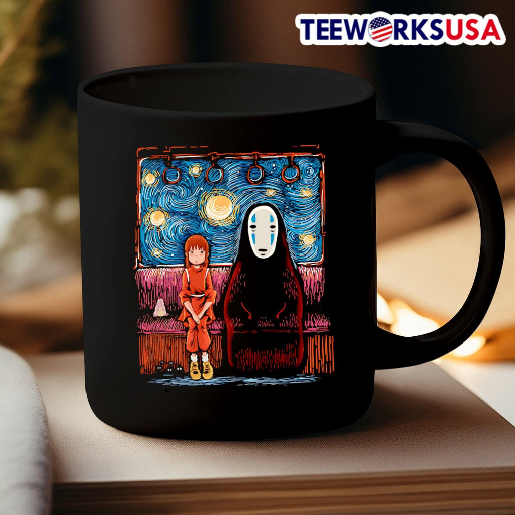 Starry Train Spirited Away - Adult & Kids T-Shirts, Sweatshirts & Hoodies apparel design preview 3