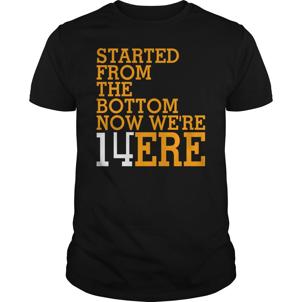 Started From The Bottom Now We're 14 Ere - Adult & Kids T-Shirts, Sweatshirts & Hoodies apparel design preview 1