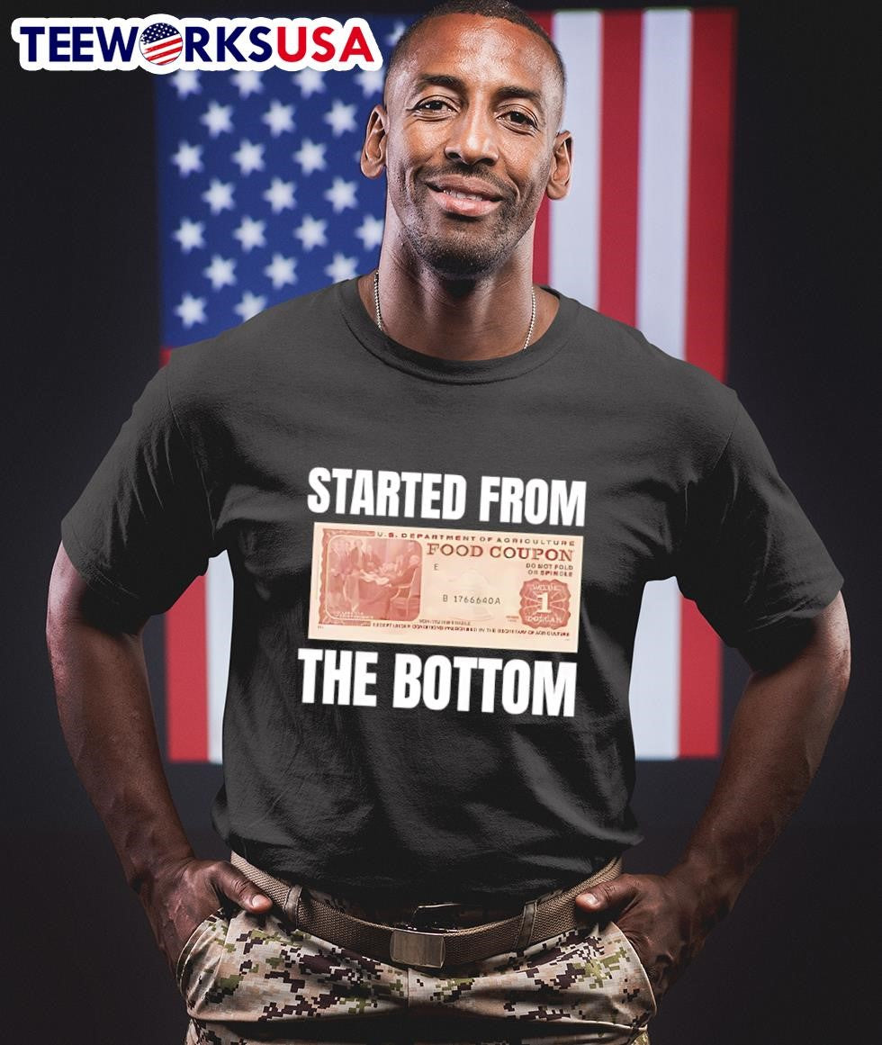 Started from the bottom food coupon - Adult & Kids T-Shirts, Sweatshirts & Hoodies apparel design preview 1