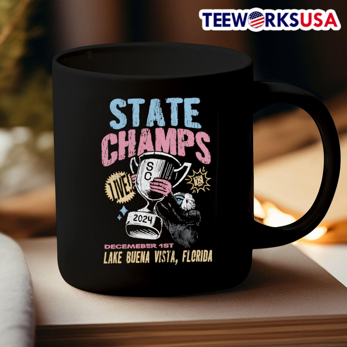 State Champs trophy - Adult & Kids T-Shirts, Sweatshirts & Hoodies apparel design preview 3