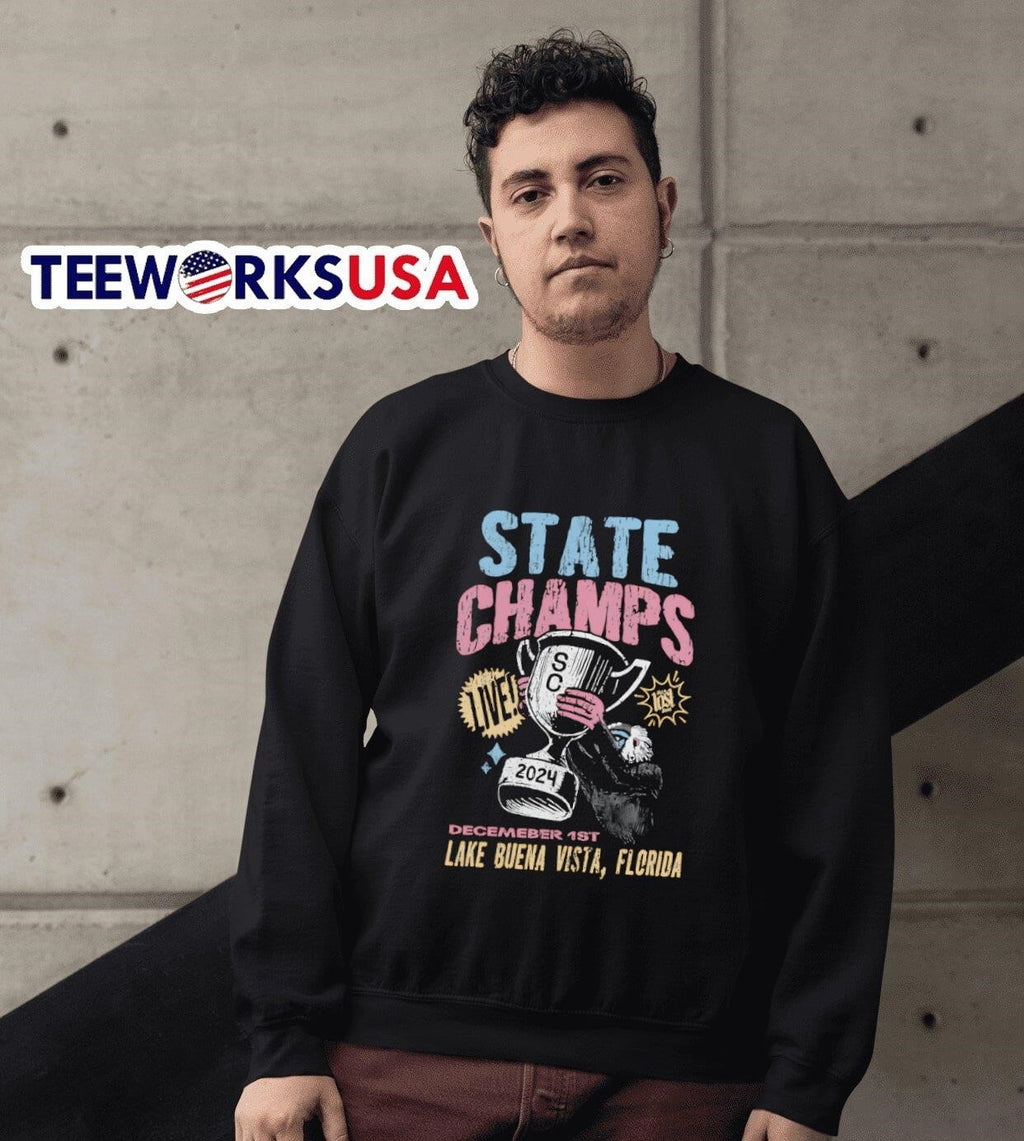 State Champs trophy - Adult & Kids T-Shirts, Sweatshirts & Hoodies apparel design preview 6