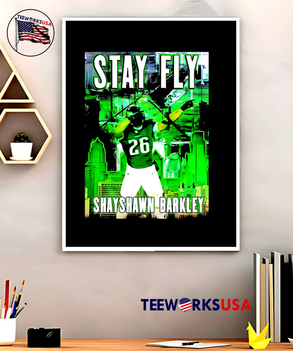 Stay Fly Shayshawn Barkley - Adult & Kids T-Shirts, Sweatshirts & Hoodies apparel design preview 5