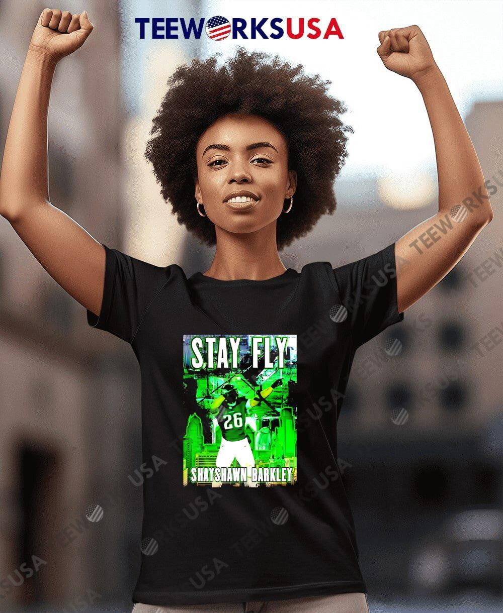Stay Fly Shayshawn Barkley - Adult & Kids T-Shirts, Sweatshirts & Hoodies apparel design preview 7