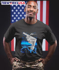 Stealth B2 bomber midnight hammer - Adult & Kids T-Shirts, Sweatshirts & Hoodies apparel design preview 1