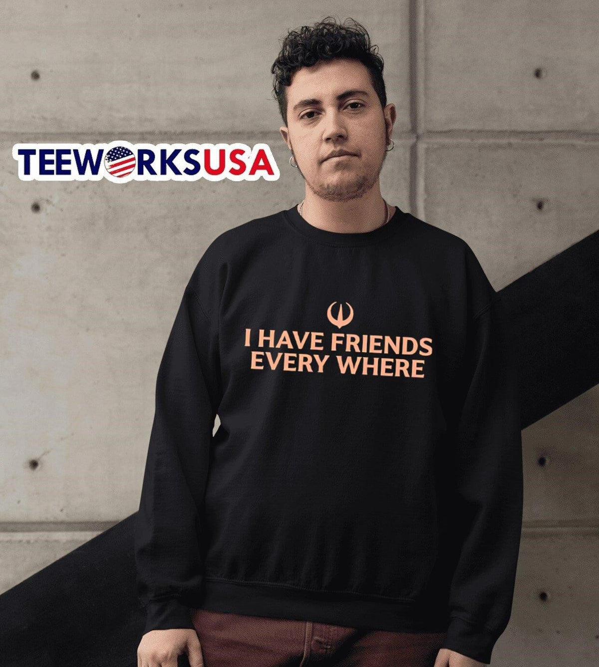 Stephen Colbert I have friends everywhere - Adult & Kids T-Shirts, Sweatshirts & Hoodies apparel design preview 6