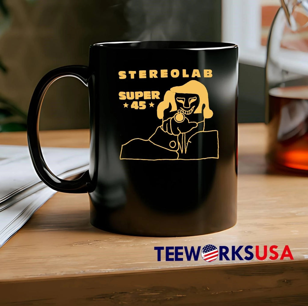 Stereolab Super 45 Star Graphic Music Band - Adult & Kids T-Shirts, Sweatshirts & Hoodies apparel design preview 2