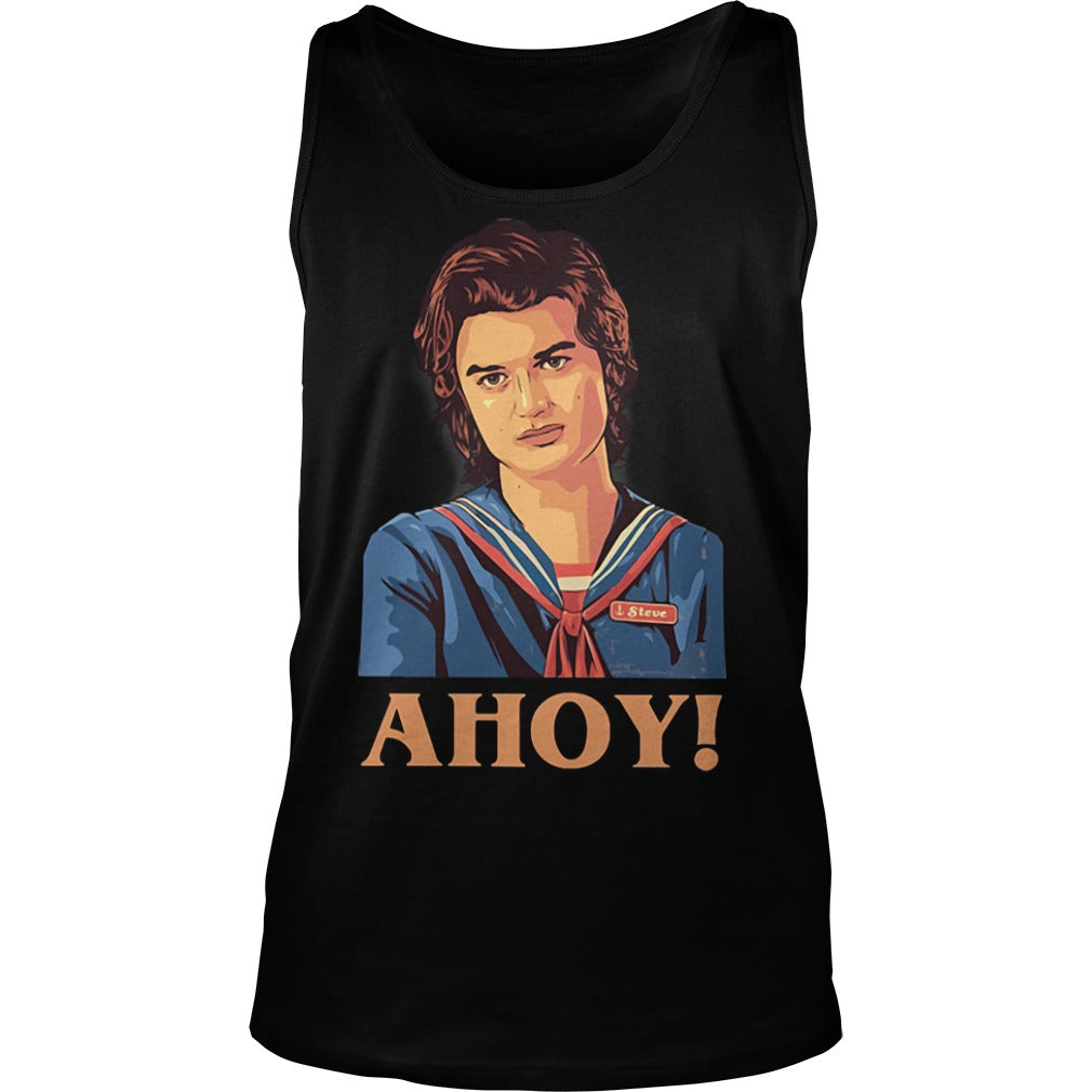 Steve Ahoy - Adult & Kids T-Shirts, Sweatshirts & Hoodies apparel design preview 3