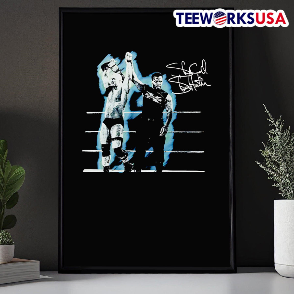 Steve Austin Legacy vintage - Adult & Kids T-Shirts, Sweatshirts & Hoodies apparel design preview 5