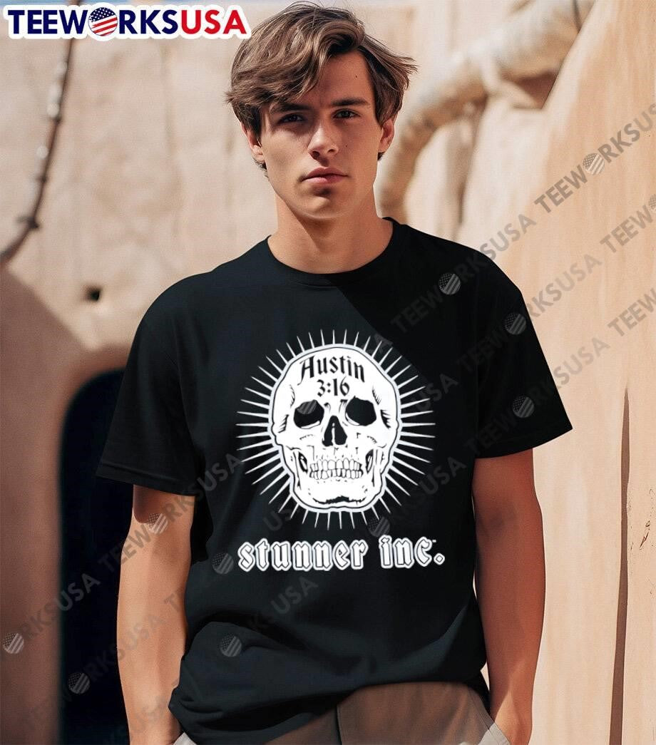 Stone Cold Steve Austin 316 skull Stunner Inc - Adult & Kids T-Shirts, Sweatshirts & Hoodies apparel design preview 1