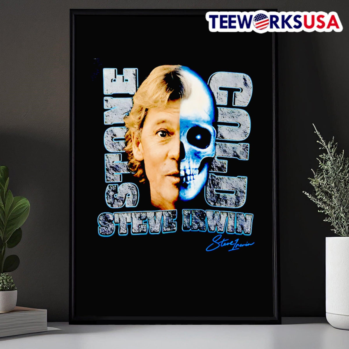 Stone Cold Steve Irwin - Adult & Kids T-Shirts, Sweatshirts & Hoodies apparel design preview 5