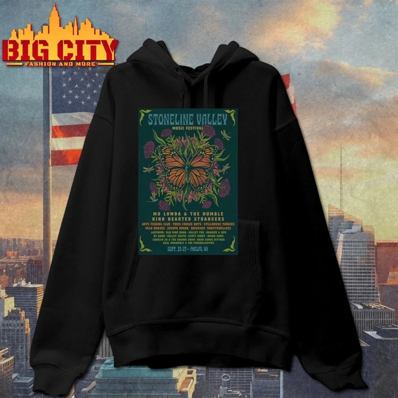 Stoneline Valley Music Festival Phelps WI Sep 25-27 - Adult & Kids T-Shirts, Sweatshirts & Hoodies apparel design preview 2