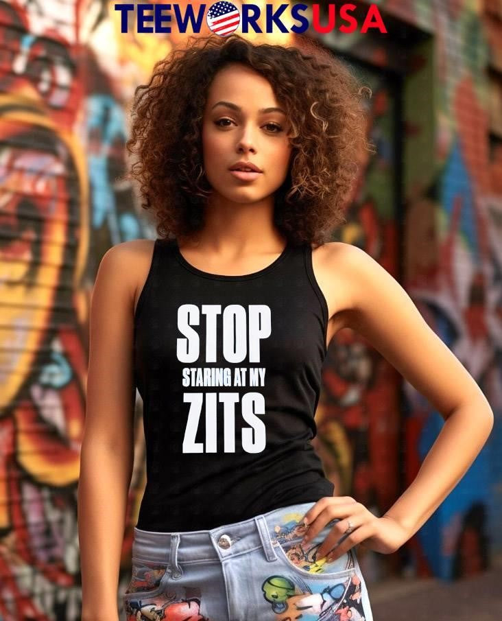Stop Staring At My Zits - Adult & Kids T-Shirts, Sweatshirts & Hoodies apparel design preview 7