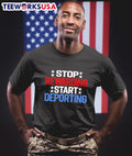 Stop rewarding start deporting - Adult & Kids T-Shirts, Sweatshirts & Hoodies apparel design preview 1
