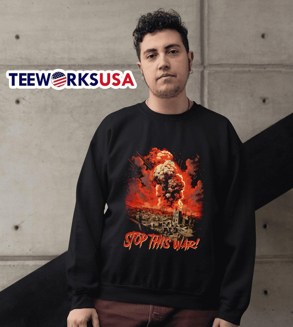 Stop this war retro - Adult & Kids T-Shirts, Sweatshirts & Hoodies apparel design preview 6