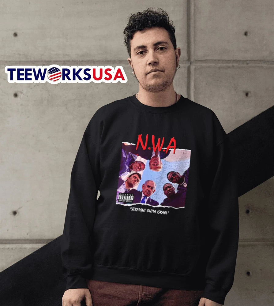 Straight Outta Israel We Are Charlie Kirk - Adult & Kids T-Shirts, Sweatshirts & Hoodies apparel design preview 5