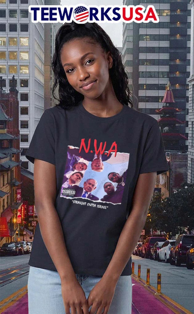 Straight Outta Israel We Are Charlie Kirk - Adult & Kids T-Shirts, Sweatshirts & Hoodies apparel design preview 2