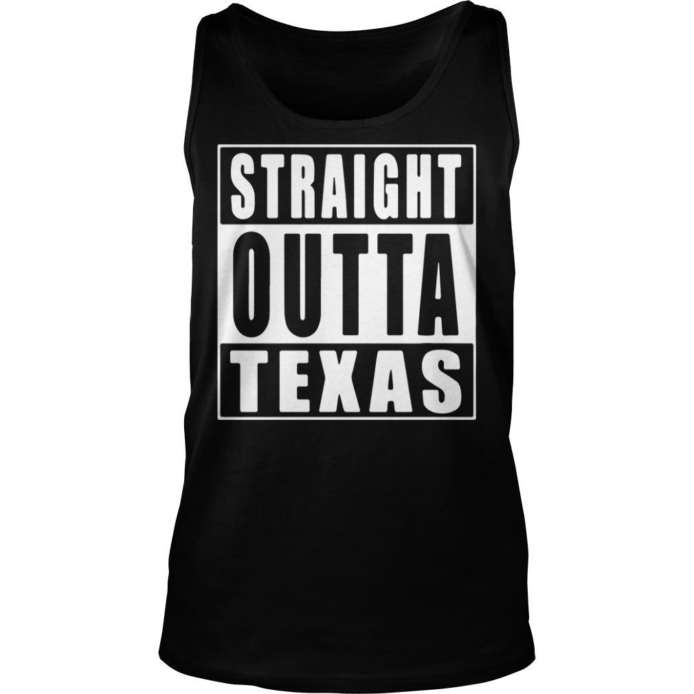 Straight Outta Texas Black - Adult & Kids T-Shirts, Sweatshirts & Hoodies apparel design preview 3