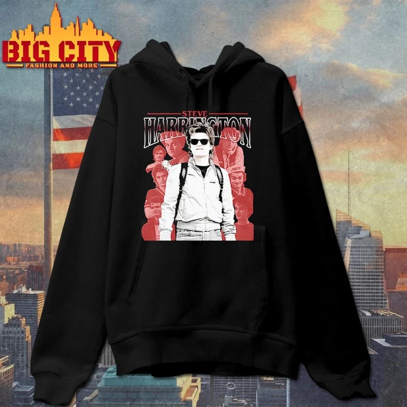 Stranger Things 5 Steve Harrington graphic - Adult & Kids T-Shirts, Sweatshirts & Hoodies apparel design preview 2