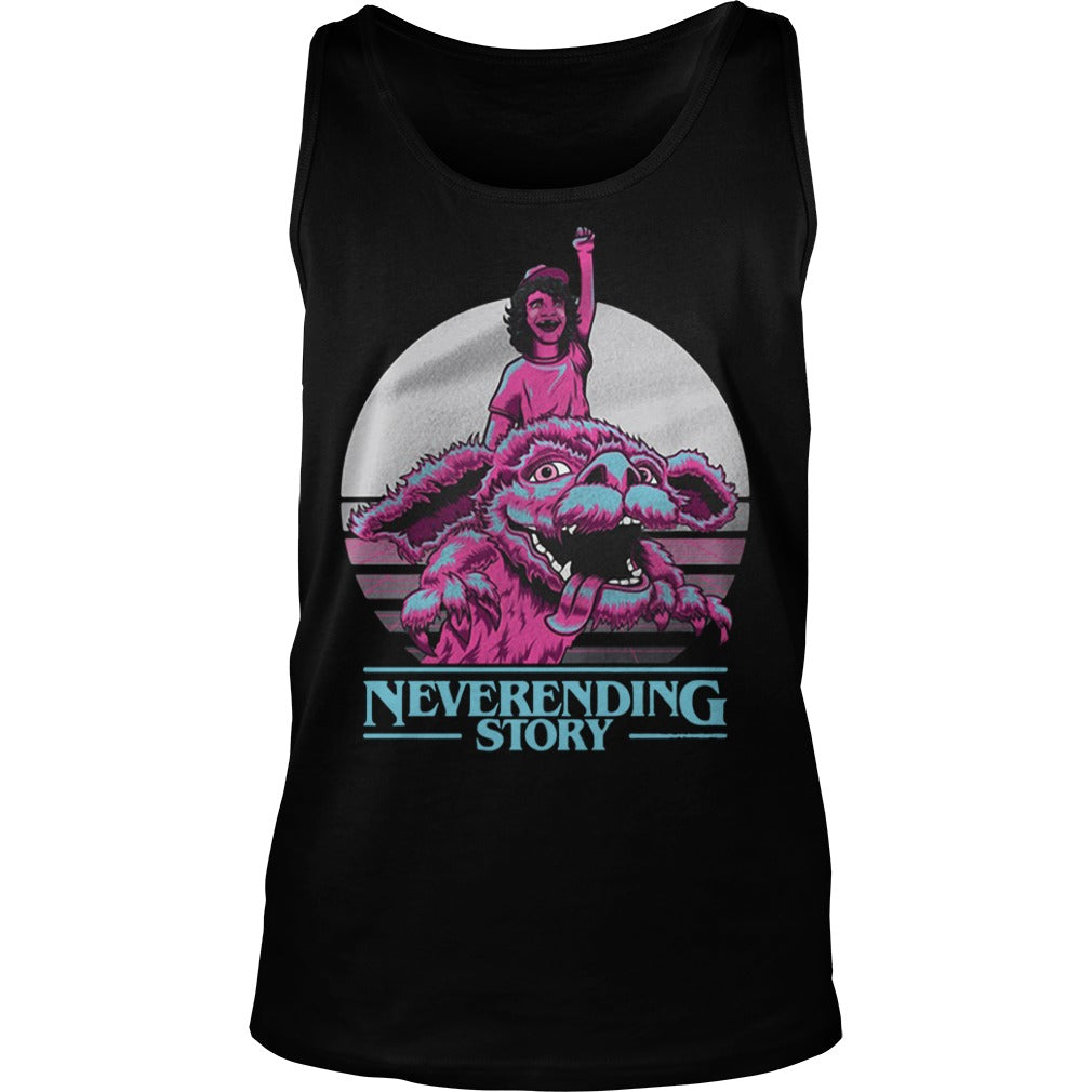 Stranger Things Mashup Neverending Story - Adult & Kids T-Shirts, Sweatshirts & Hoodies apparel design preview 3