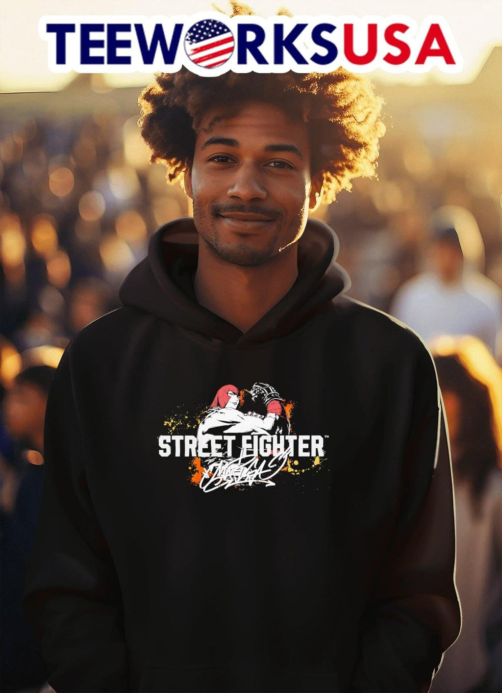 Street Fighter 6 Marisa - Adult & Kids T-Shirts, Sweatshirts & Hoodies apparel design preview 2