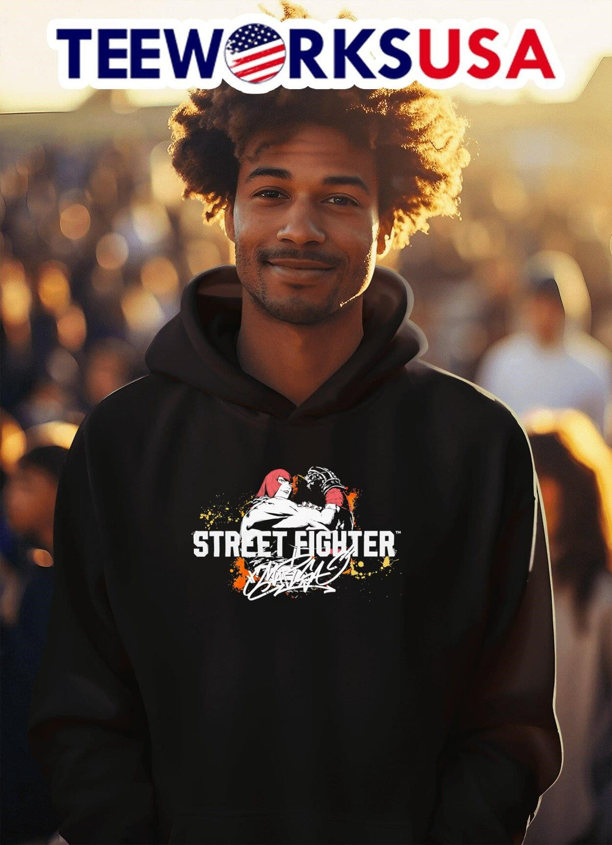 Street Fighter 6 Marisa - Adult & Kids T-Shirts, Sweatshirts & Hoodies apparel design preview 2