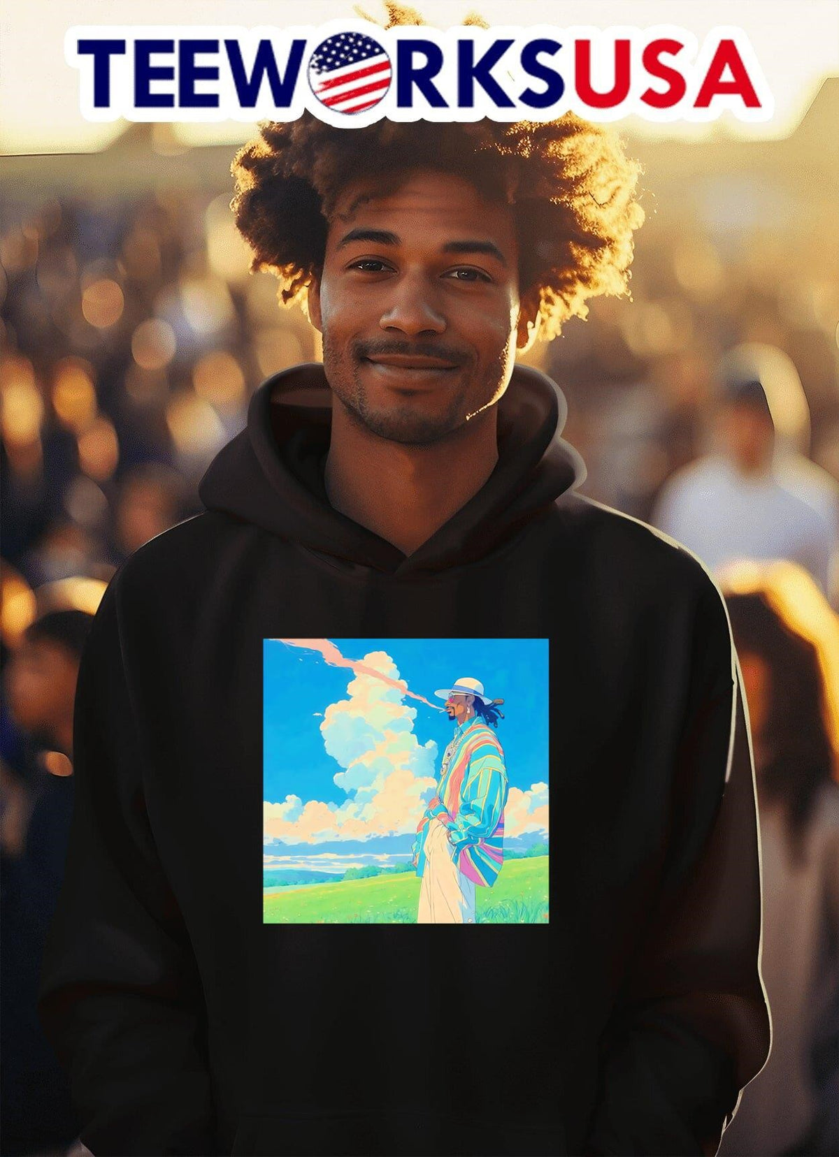 Studio Ghibli x Snoop Dogg - Adult & Kids T-Shirts, Sweatshirts & Hoodies apparel design preview 2