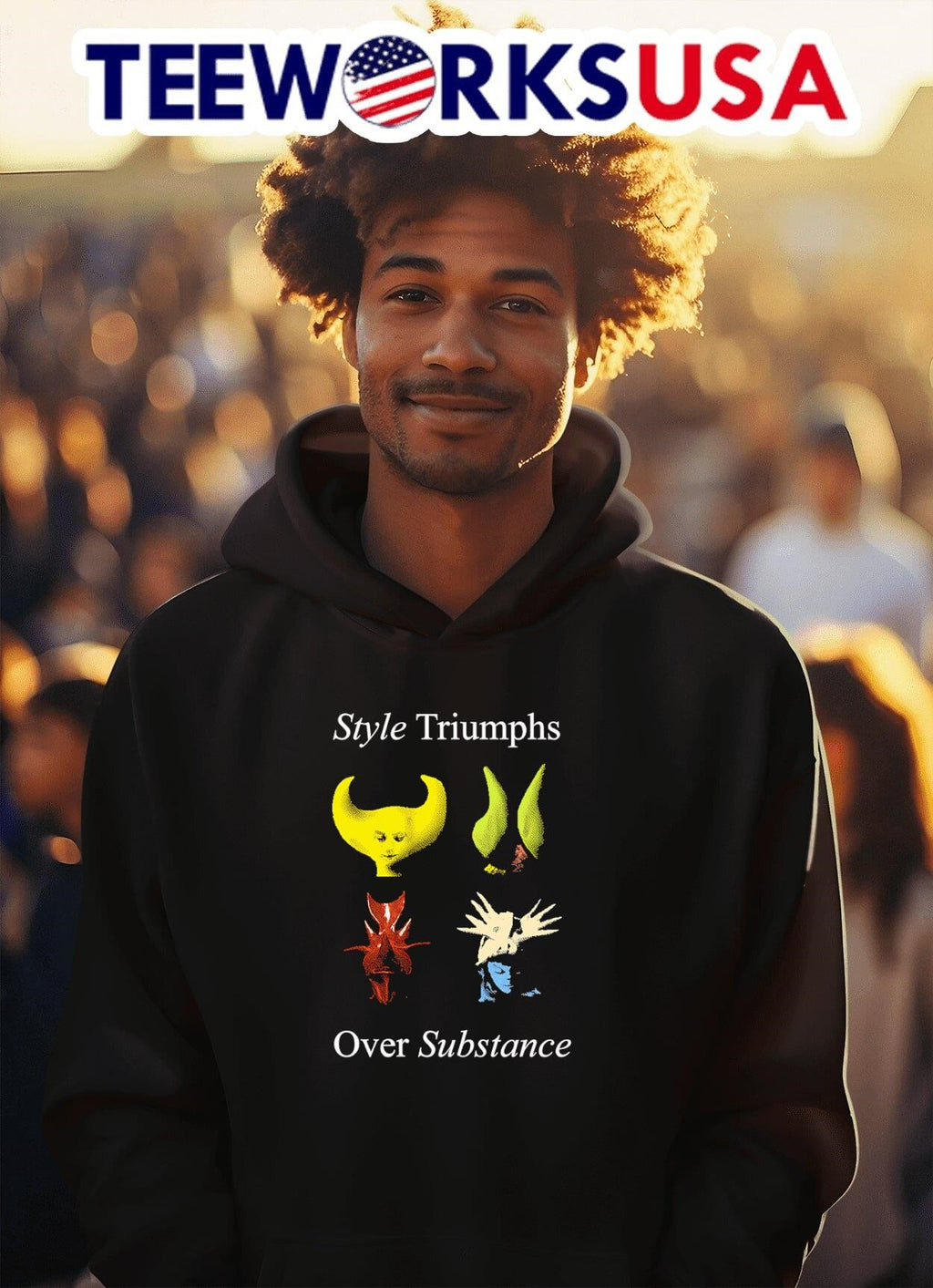 Style triumphs over substance - Adult & Kids T-Shirts, Sweatshirts & Hoodies apparel design preview 2