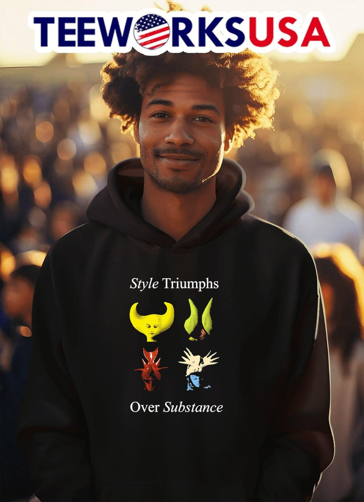Style triumphs over substance - Adult & Kids T-Shirts, Sweatshirts & Hoodies apparel design preview 2