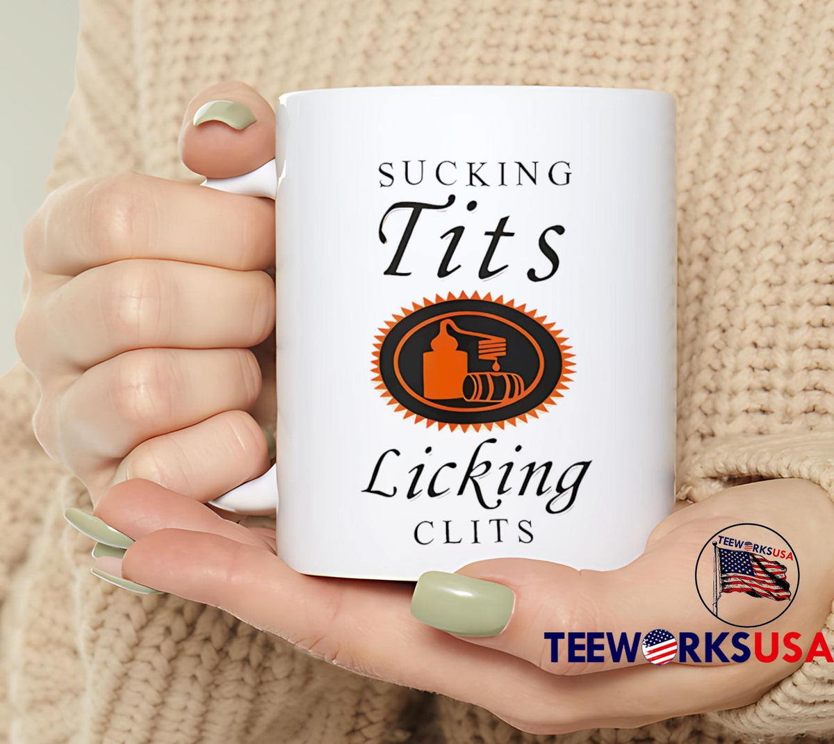 Sucking Tit's Licking Clits - Adult & Kids T-Shirts, Sweatshirts & Hoodies apparel design preview 6