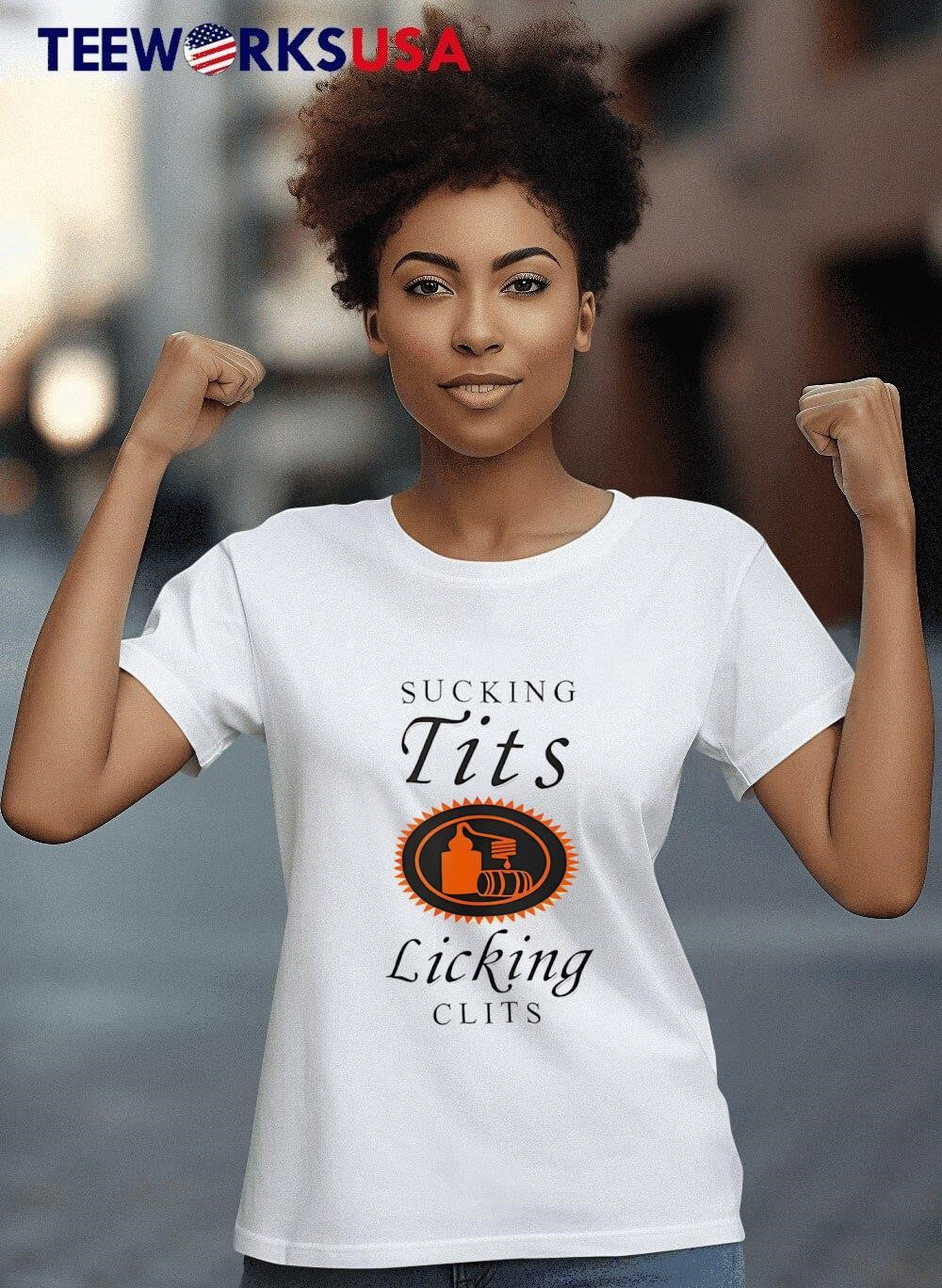 Sucking Tit's Licking Clits - Adult & Kids T-Shirts, Sweatshirts & Hoodies apparel design preview 8