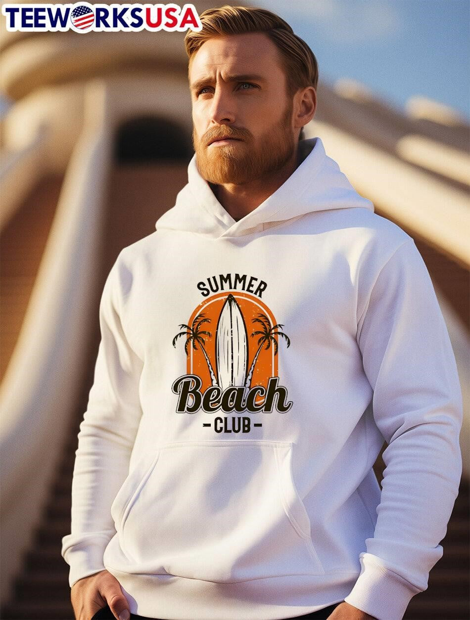 Summer Beach Club - Adult & Kids T-Shirts, Sweatshirts & Hoodies apparel design preview 2