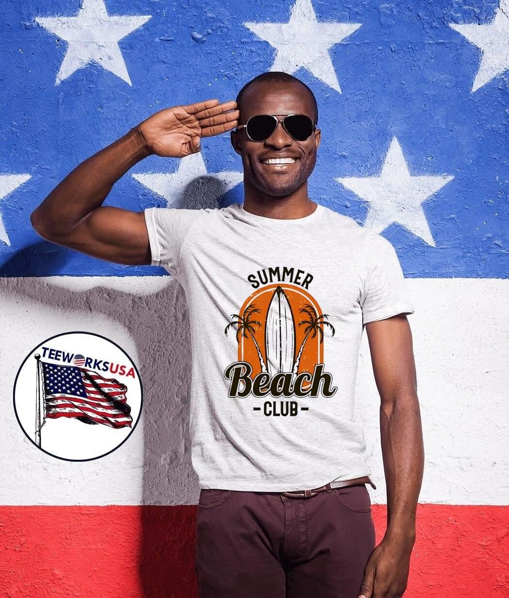 Summer Beach Club - Adult & Kids T-Shirts, Sweatshirts & Hoodies apparel design preview 1