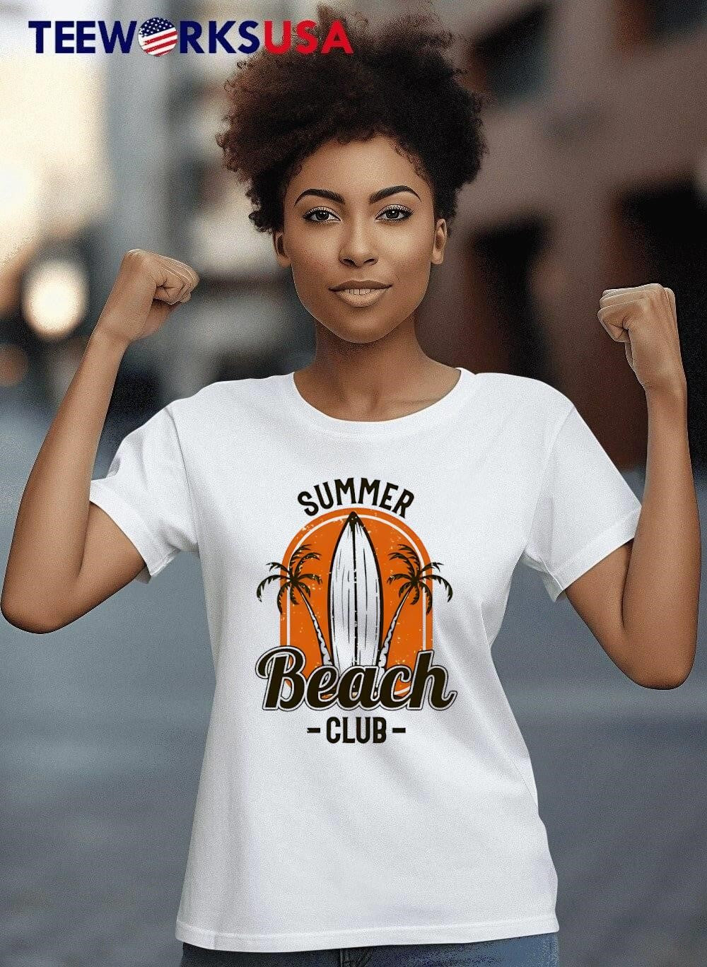 Summer Beach Club - Adult & Kids T-Shirts, Sweatshirts & Hoodies apparel design preview 8