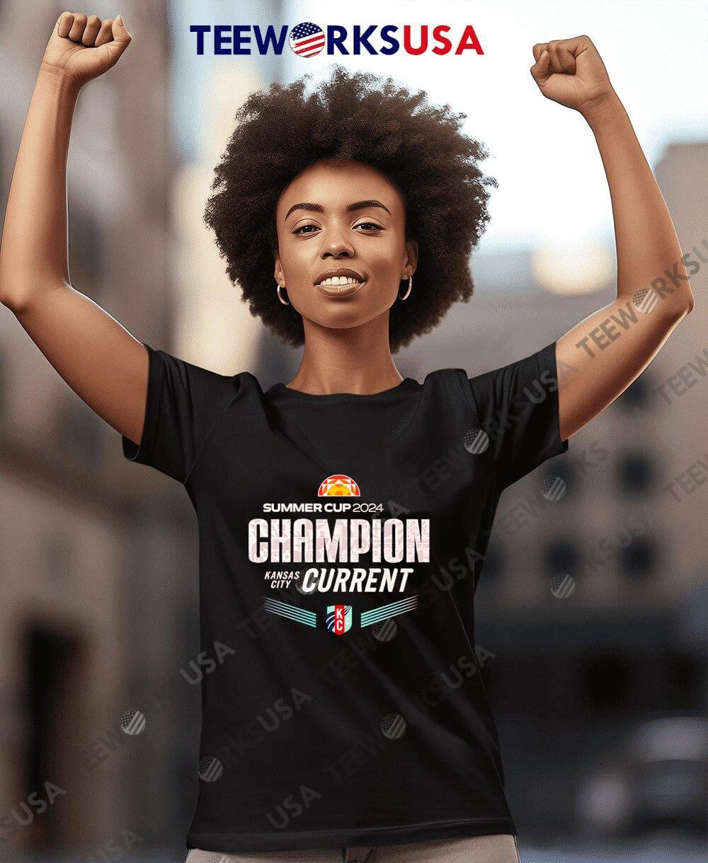 Summer Cup 2024 Champion Kansas City Current - Adult & Kids T-Shirts, Sweatshirts & Hoodies apparel design preview 4