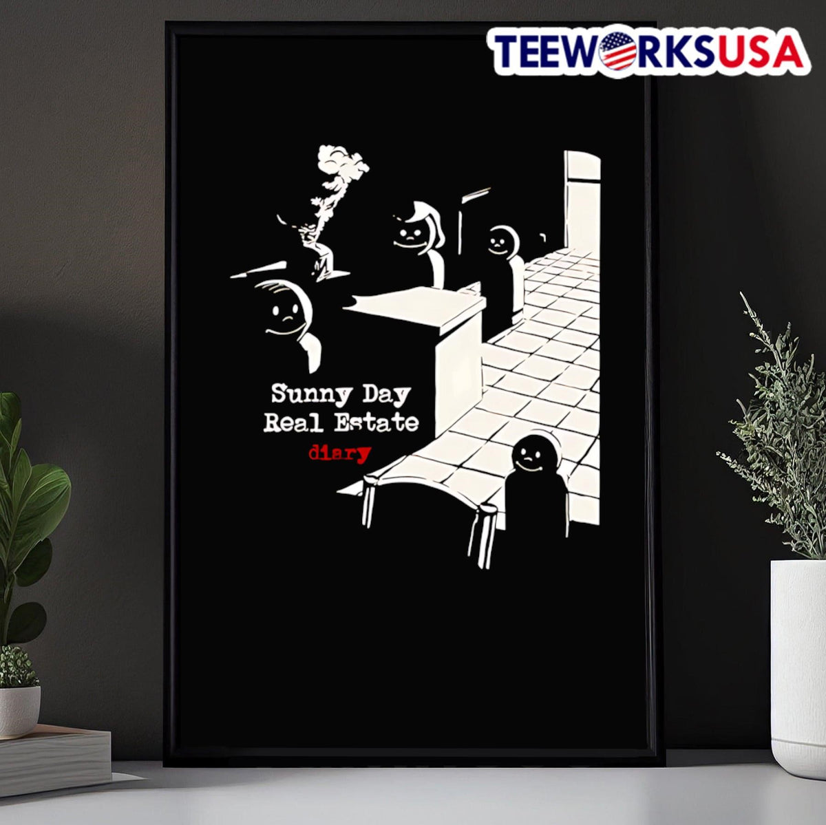 Sunny day real estate diary - Adult & Kids T-Shirts, Sweatshirts & Hoodies apparel design preview 5