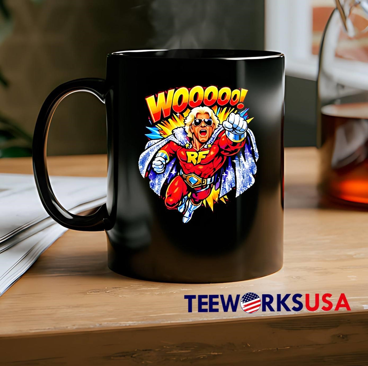 Super Flair Wooooo - Adult & Kids T-Shirts, Sweatshirts & Hoodies apparel design preview 2