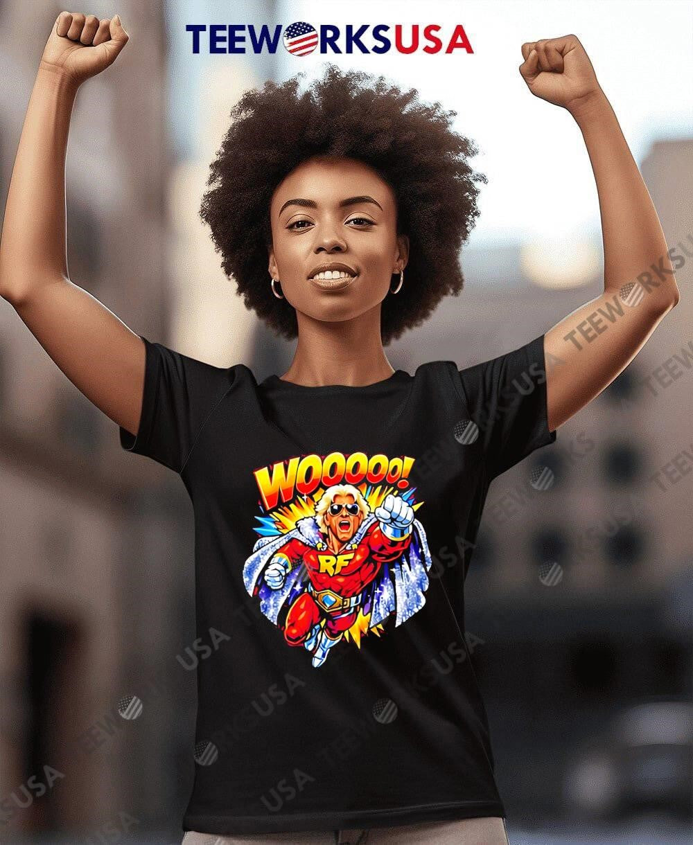 Super Flair Wooooo - Adult & Kids T-Shirts, Sweatshirts & Hoodies apparel design preview 8